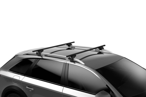 Багажник на крышу Thule Square bar для автомобилей с рейлингами