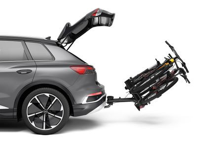 Велокрепление Thule Epos с парктроником для 3-х велосипедов на фаркоп Велокрепление Thule Epos с парктроником для 3-х велосипедов на фаркоп