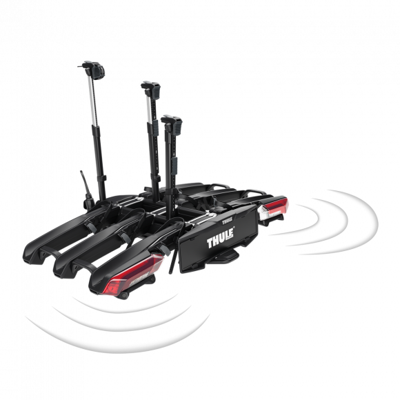 Велокрепление Thule Epos с парктроником для 3-х велосипедов на фаркоп Велокрепление Thule Epos с парктроником для 3-х велосипедов на фаркоп