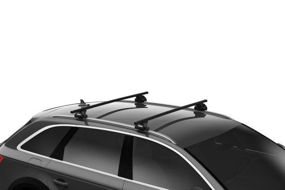 Багажник на крышу Thule Fix point SquareBar для автомобиля со штатными местами