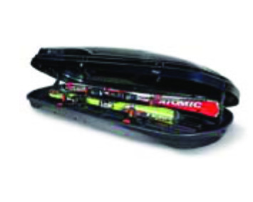 Автобокс MODULA TRAVEL 650 черный глянцевый