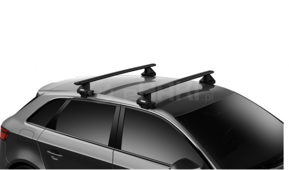 Багажник на крышу Thule Clamp Wingbar Evo для автомобиля с гладкой крышей