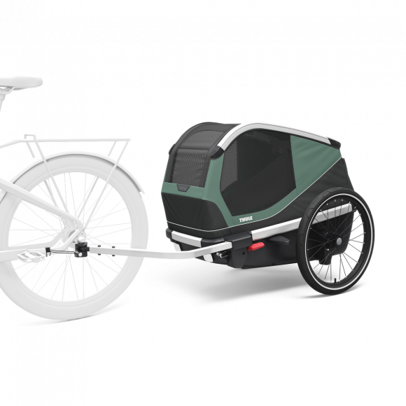 Thule Bexey M, велоприцеп для перевозки собак, зеленый