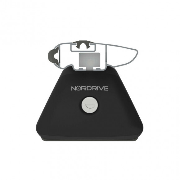 Багажник на крышу NORDRIVE SILENZIO M, 120см для автомобиля с интегрированными рейлингами черные Багажник на крышу NORDRIVE SILENZIO M, 120см для автомобиля с интегрированными рейлингами черные