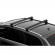 Багажник на крышу NORDRIVE SILENZIO L, 127см для автомобиля с интегрированными рейлингами черные 