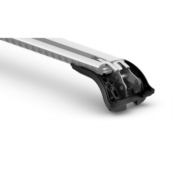 Багажник на крышу NORDRIVE SILENZIO CX edgeBar, для автомобиля с интегрированными рейлингами черные 