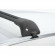 Багажник на крышу NORDRIVE SILENZIO CX edgeBar, для автомобиля с интегрированными рейлингами черные 