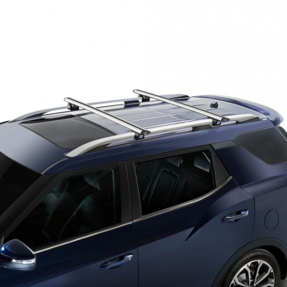 Багажник на крышу CRUZ Airo rails 128 см для автомобиля с рейлингами, алюминий