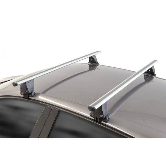 Багажник на крышу MENABO DELTA M для автомобиля с гладкой крышей, ALU