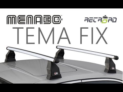 Багажник на крышу MENABO TEMA 118см для автомобиля со штатными местами, ALU