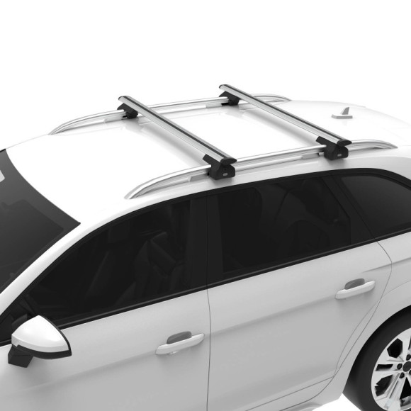 Багажник на крышу CRUZ Airo rails для автомобиля с рейлингами, алюминий