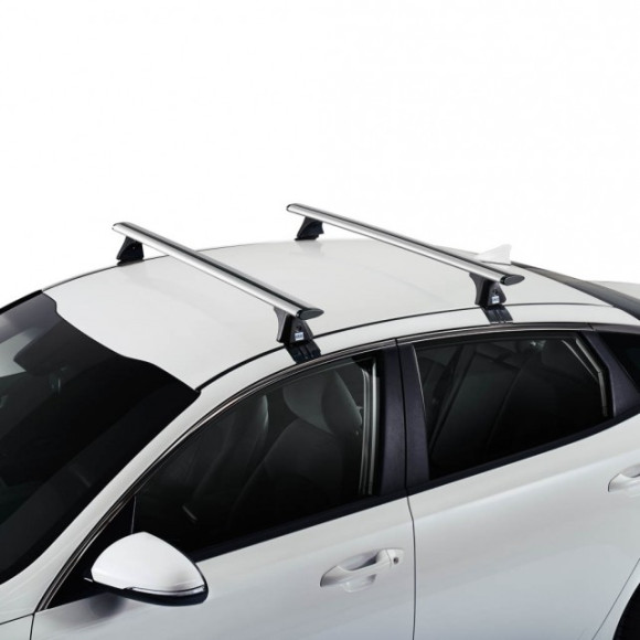 Багажник на крышу CRUZ T128/133 для автомобиля с гладкой крышей ALU