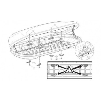 Автобокс Menabo Marathon 460 черный Автобокс Menabo Marathon 460 черный
